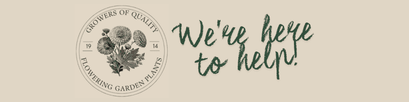 A help banner with Les Halman Nurseries Ltd logo on it